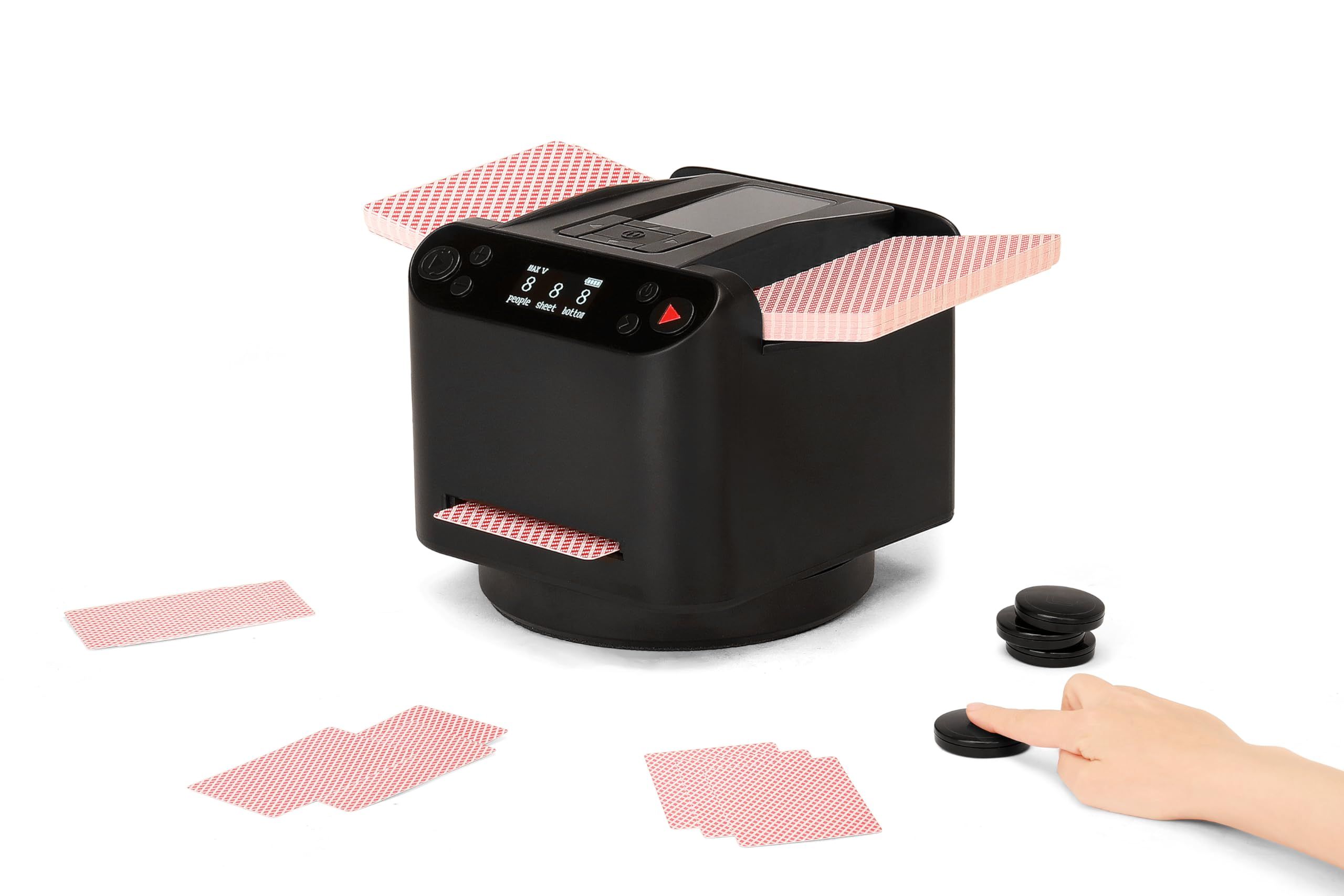 Distributeur de cartes électrique automatique poker